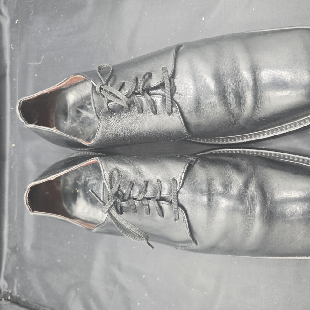 Bachrach Black Oxfords Sleek Formal‎ Design